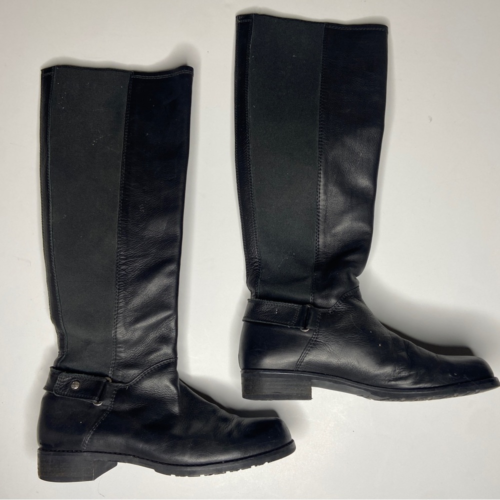 Stuart Weitzman Knee-high Black Leather Boots Size 8.5